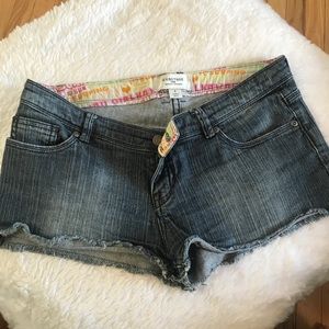 Denim shorts